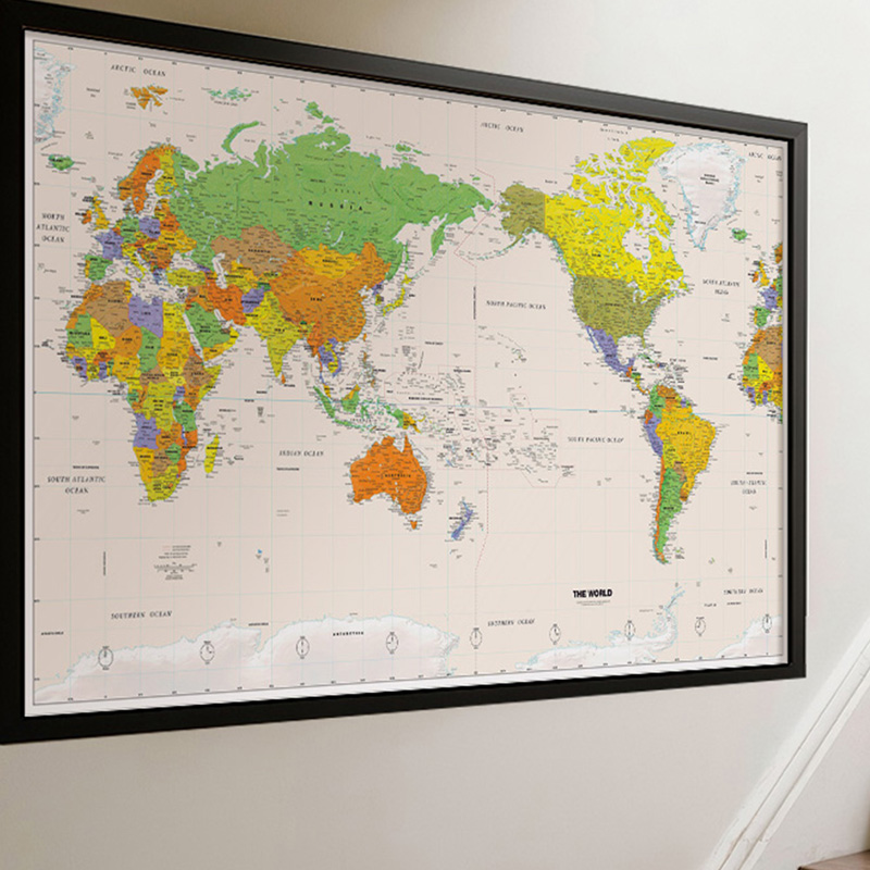 Star Map Poster - แผนที่ติดผนัง,โพลีเอสเตอร์,แผนที่โลกไม่มีธงชาติ,โปสเตอร์การศึกษาแบบไม่มีกรอบ,ของตกแต่งผนัง,อุปกรณ์การเดินทาง/เครื่องมือการเรียนรู้