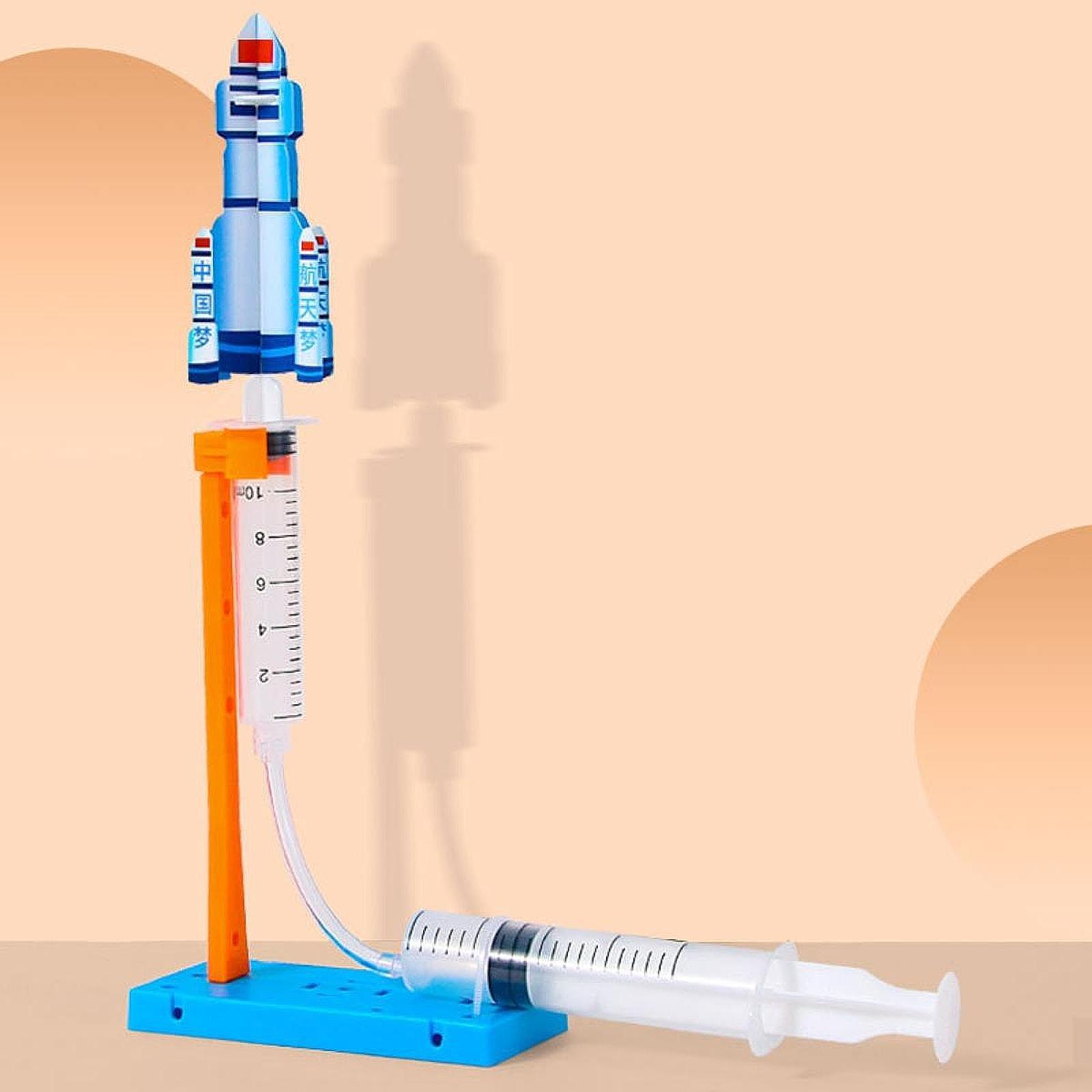 Science Project Toys Making - ของเล่นโมเดลจรวด DIY แบบประกอบ 3 มิติ ของเล่นทดลองวิทยาศาสตร์สร้างสรรค์ที่น่าสนใจสำหรับเด็กชายและเด็กหญิง