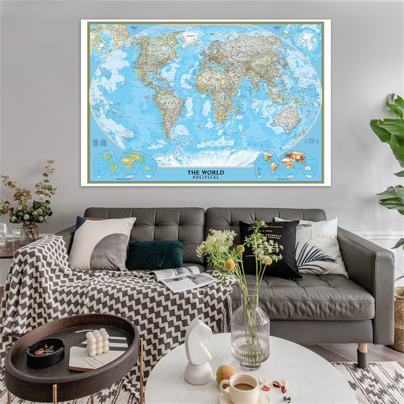 โปสเตอร์แผนที่โลกภาษาอังกฤษ ภา - Star Map Poster บทวิจารณ์และราคา