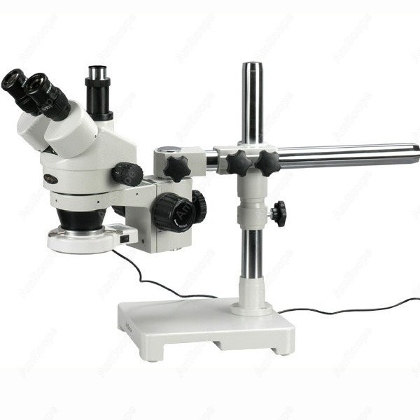 กล้องจุลทรรศน์สเตอริโอแบบซูมสา - Amscope Microscope Stereo 7X-45X บทวิจารณ์และราคา