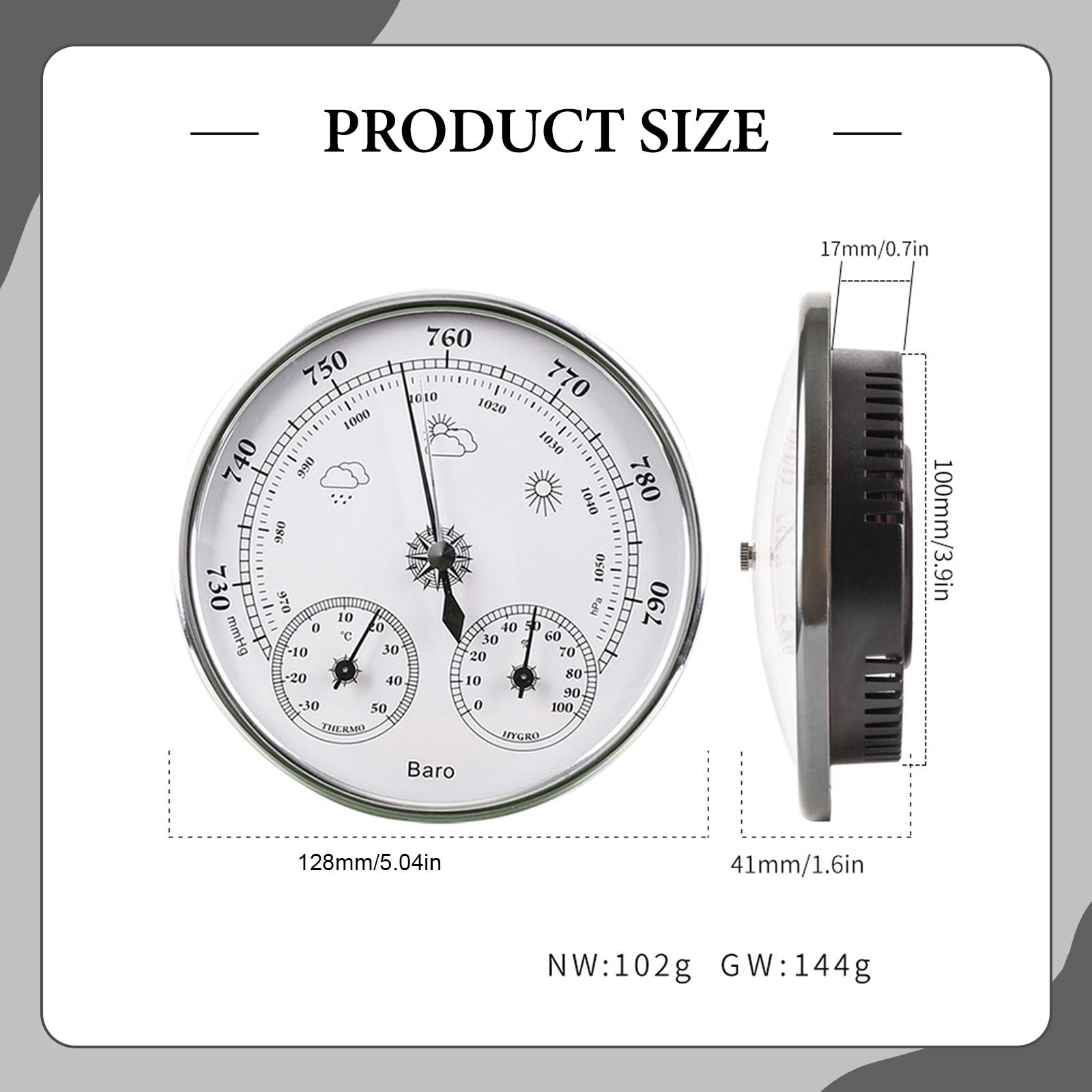 บารอมิเตอร์วัดสภาพอากาศแบบอนาล - Barometer Analog Classic บทวิจารณ์และราคา