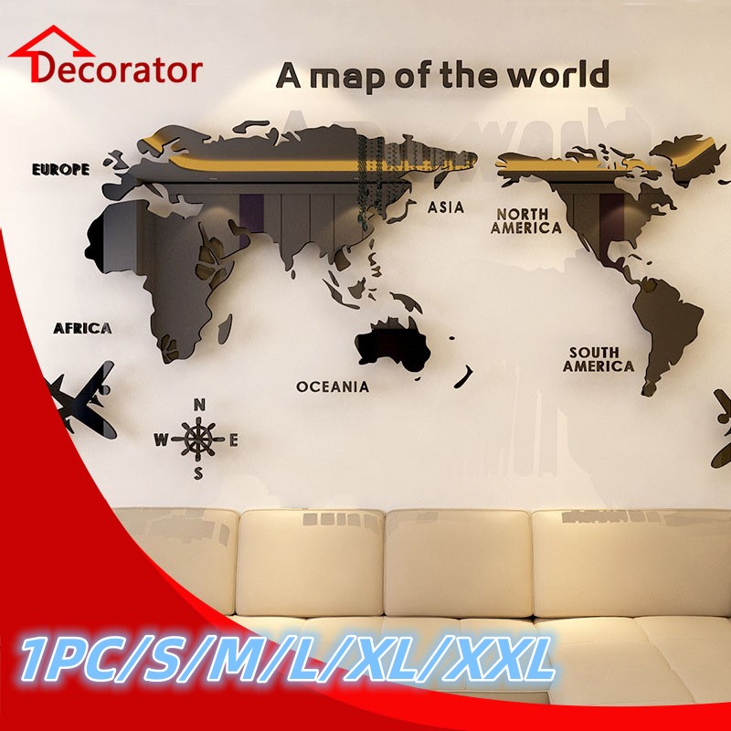 แผนที่โลกแบบนอร์ดิกอะคริลิค3มิ - Star Map Poster บทวิจารณ์และราคา